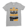 My Daughter Is Super Awesome Her Mom Ladies Fitted T-Shirt