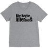 life begins after coffee V-Neck Tee