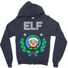 elf christmas Zipper Hoodie