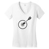 archery target Women's V-Neck T-Shirt