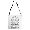 Golfer Grandpa Adjustable Strap Totes
