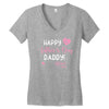 Happy Fathers Day Daddy Women's V-Neck T-Shirt