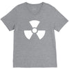 biohazard logo die cut vinyl V-Neck Tee