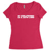 my girlfriend is a sith lord Women's Triblend Scoop T-shirt