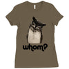 owl whom Ladies Fitted T-Shirt