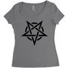 black black castle Women's Triblend Scoop T-shirt