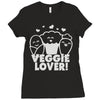 vegetarian Ladies Fitted T-Shirt