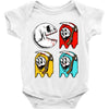 pac skull copy Baby Onesie