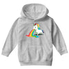 where rainbows come from (green) Youth Hoodie