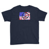american flag peace Youth Tee