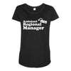 assistant (to the) regional manager Maternity Scoop Neck T-shirt