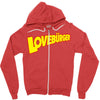love burger Zipper Hoodie