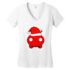 mooncake christmas santa parody Women's V-Neck T-Shirt