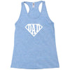 super dad diamond superhero Racerback Tank