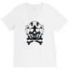 space princess skull V-Neck Tee