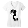 Harry Potter Deer Women's V-Neck T-Shirt