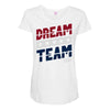 dream team Maternity Scoop Neck T-shirt