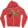 snowy days Zipper Hoodie