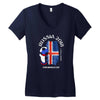iceland national team youth 2018 fifa world cup Women's V-Neck T-Shirt
