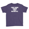 i don&rsquo;t snore i dream i&rsquo;m a motorcycle Youth Tee