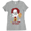it pennywise clown Ladies Fitted T-Shirt