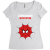 Superhero On The Way Women's Triblend Scoop T-shirt