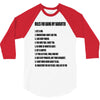 rules for dating my daughter shirt t shirt perfect father's gift 3/4 Sleeve Shirt