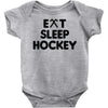 eat sleeo hockey Baby Onesie
