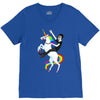 unicorn and human best friends V-Neck Tee