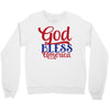 god bless america Crewneck Sweatshirt