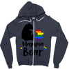 mama bear gay pride Zipper Hoodie