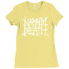 napalm death logo Ladies Fitted T-Shirt