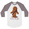 hug a wookiee 3/4 Sleeve Shirt