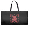 ugly sweater bear Weekender Totes