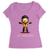 get over here! Women's Triblend Scoop T-shirt