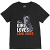 This Girl Loves Her Cane Corso V-Neck Tee