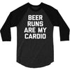 beer run cardio 3/4 Sleeve Shirt