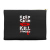 Keep Calm And Kill Zombies Accessory Pouches