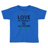 Love Actually Is All Around Ugly Christmas for light Toddler T-shirt