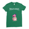Pregosaurus Girl Ladies Fitted T-Shirt
