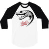 snake head 3/4 Sleeve Shirt