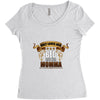 only loves her bed and her momma Women's Triblend Scoop T-shirt