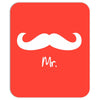 Mr with heart dot (Mr and Mrs set) Mousepad