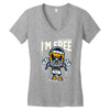 breaking out Women's V-Neck T-Shirt