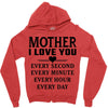 I Love You Mother Zipper Hoodie