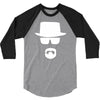 breaking bad heisenberg walter 3/4 Sleeve Shirt