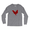 chiken red Long Sleeve Shirts