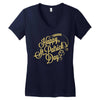 happy st patrick's day Women's V-Neck T-Shirt