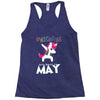 UNICORN ARE BORN IN MAY Racerback Tank