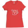 cofeeine Ladies Fitted T-Shirt